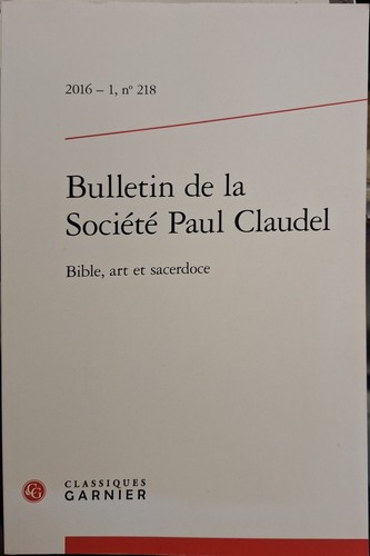 Bulletin paul claudel - bulletin,