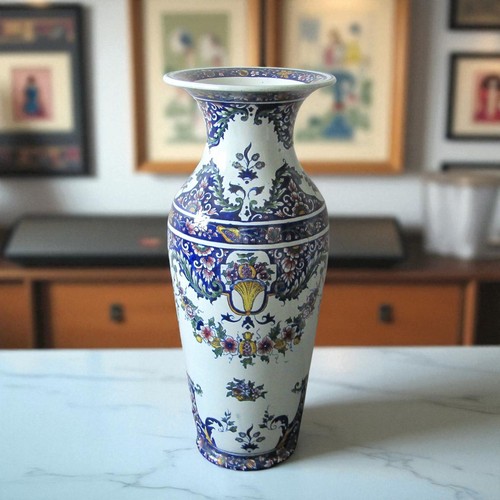 Gien vase faïence à - vase,