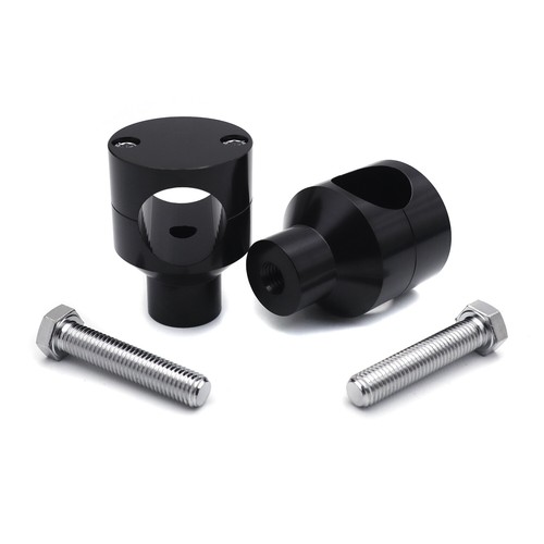 Riser guidon rond noir - riser, de