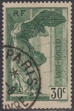 FRANCE:  n°354 oblitéré, SAMOTHRACE  (cote 50€)