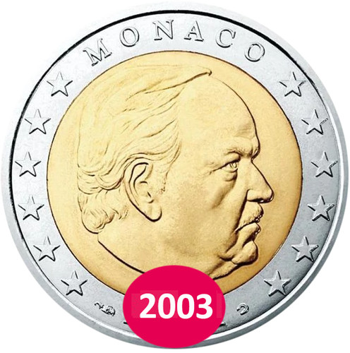 Monaco euros rainier iii - euros,