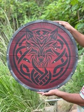Bouclier viking loup fenrir - bouclier,