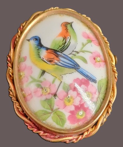 Broche émaux limoges - broche, de
