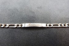 Belle gourmette homme en