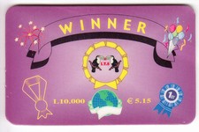 EUROPE  TELECARTE / PHONECARD .. ITALIE 10.000L WINNER ITS OISEAU TOUCAN TUCAN