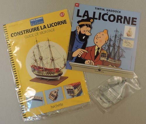 Tintin construire licorne - tintin,