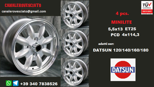 Cerchi minilite 5j 13 - cerchi, 5,5j