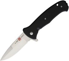 Couteau Al Mar SERE 2020 Linerlock A/O Lame Acier D2 Manche Black G10 AMK2202