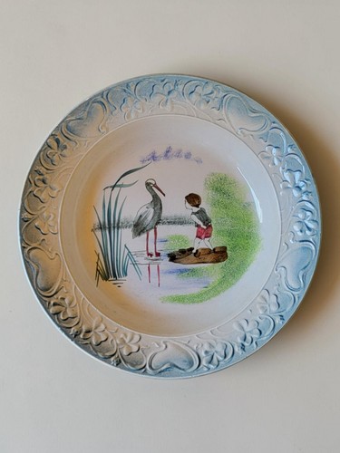 Plat rond creux faïence - creux, en