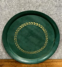 Grand Plateau de service en tôle peinte de style empire