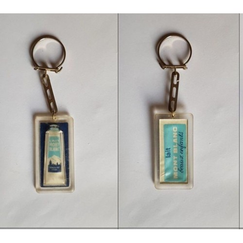 Porte clés lait mont blanc - porte-clés,