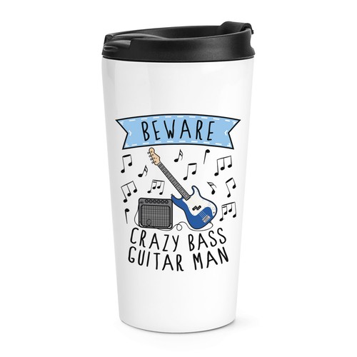 Attention fou bass guitare - fou,