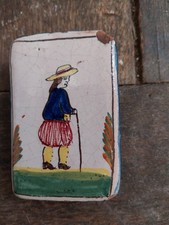 RARE SECOUETTE FAIENCE QUIMPER AB