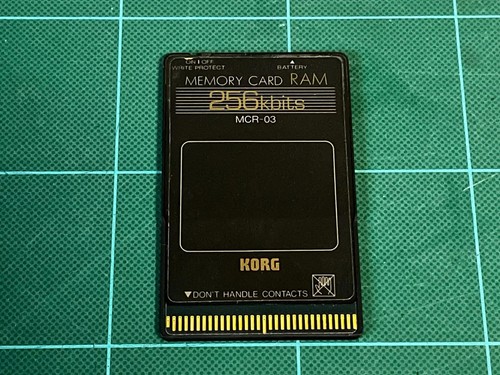 Korg mcr 256kbits ram - mcr-03,