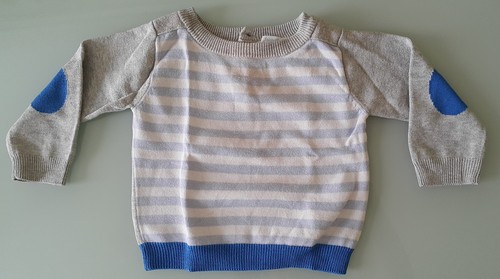 Pull gris avec rayures jacadi - pull,