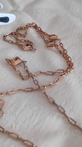 Collier plaqué vintage - collier,