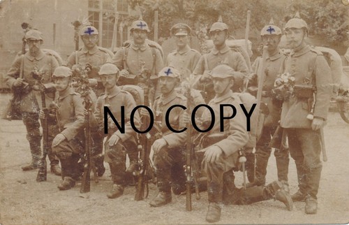 Photo wk1 soldat pickelhaube - soldat,