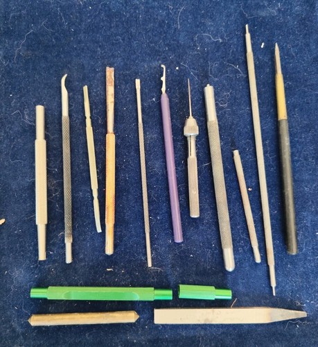 Lot outils horlogerie anciens