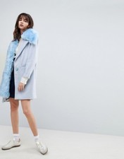 Manteau cubique bleu poudre - cubique,
