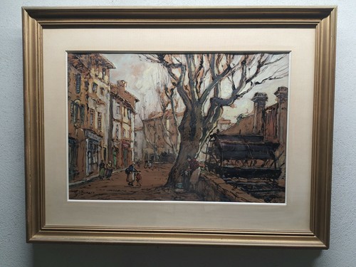 Tableau gouache joseph hurard - ,