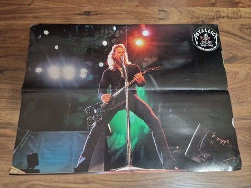 Affiche metallica années - affiche,