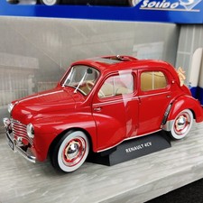 VOITURE SOLIDO RENAULT 4CV CONVERTIBLE ROUGE 1951 1:18 NEUF BOITE S1806603