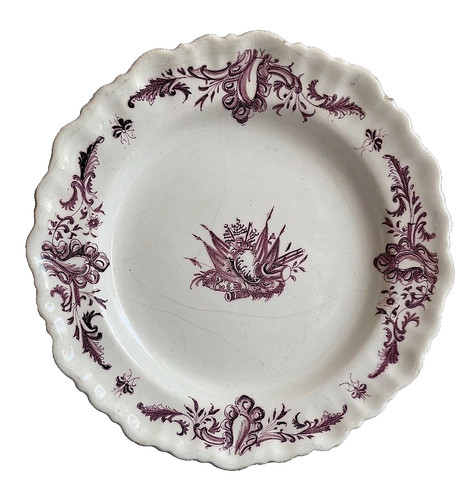Assiette faïence xviiie - assiette,