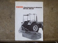 PROSPECTUS FAUCHEUSES A DISQUES - SM 30 - SM 40