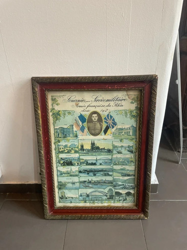 Affiche souvenir service - affiche, de