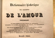 1832 DICTIONNAIRE HISTORIQUE