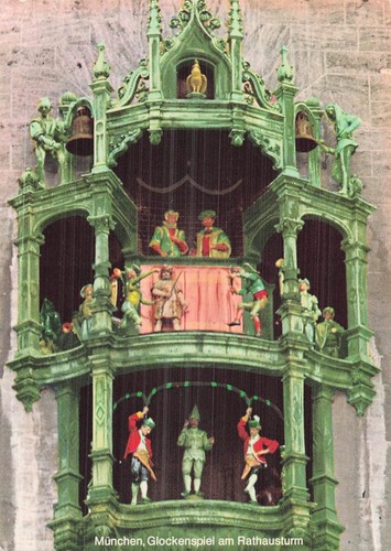 Allemagne munich glockenspiel - allemagne,