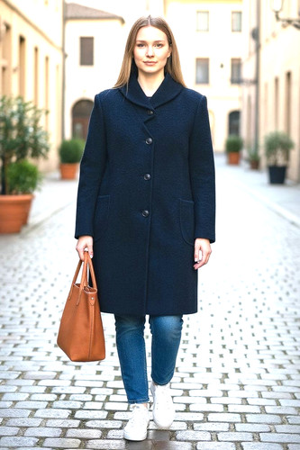 Manteau laine douce - en,