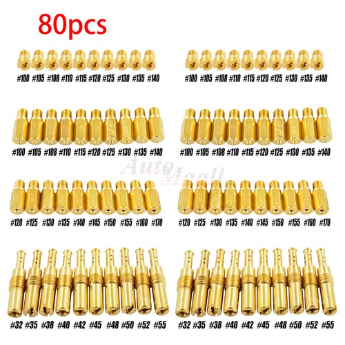 80pcs carburetor main - jet, slow