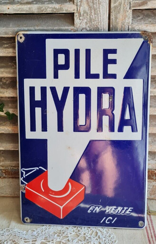Ancienne plaque emaillee - ancienne,