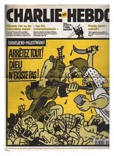 CHARLIE HEBDO  434 DE 2000 BE COUVERTURE CABU PALESTINE ISRAEL