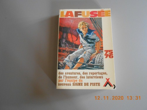 Signe piste fusee - la, /