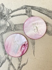 Lot de 2 anciens jetons de