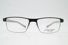 Lunettes DILEM FRANCE 1DD30N Noires Transparentes Carrées Monture Neuve