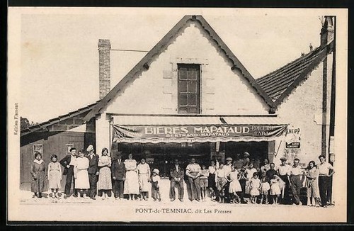 Cpa pont temniac dit les - cpa,