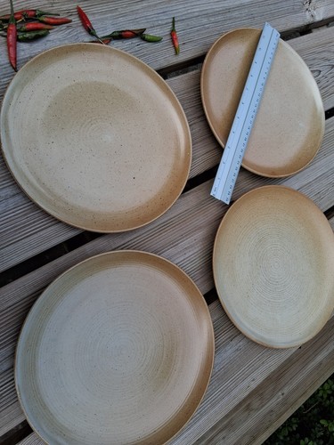 Grandes assiettes plate en - 4,