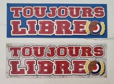 Autocollants Ultras Paris SG stickers Virage Auteuil Toujours Libre PSG Boulogne