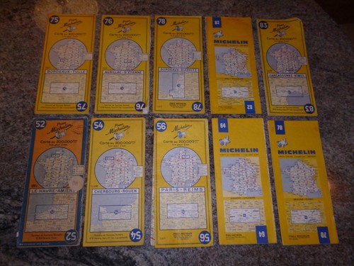 Lot anciennes cartes - 10,