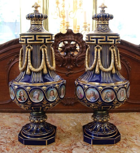 Pair 19th century sevres - of,