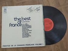 LP Vinyle 33T "The best of France, prestige de la chanson française volume1" BE
