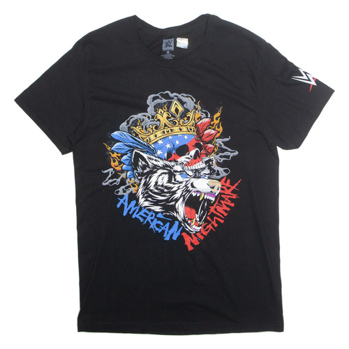 Shirt noir american - t-shirt,