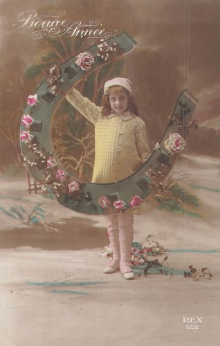 Heureuse annee petite fille - cp,