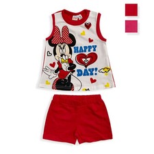 Ensemble Disney Minnie Mouse En Coton D'Été Débardeur Bébé Fille 5501