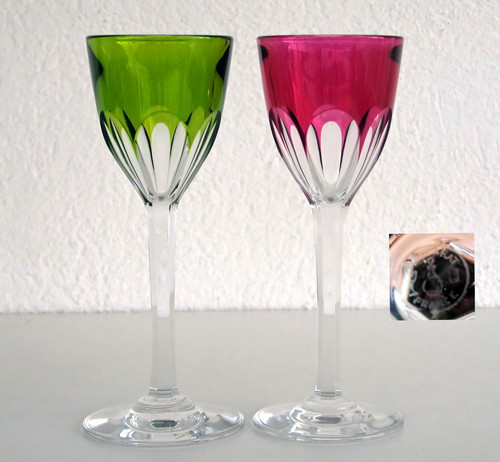 BACCARAT - 2 Verres à Vin du