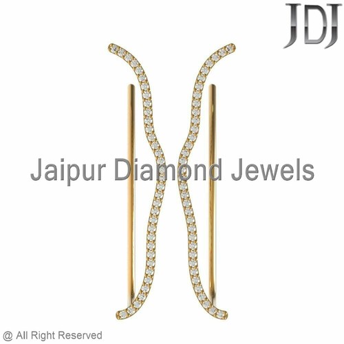 Genuine pave white diamond - genuine,