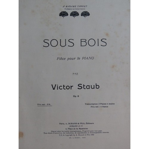 Staub victor sous - victor,